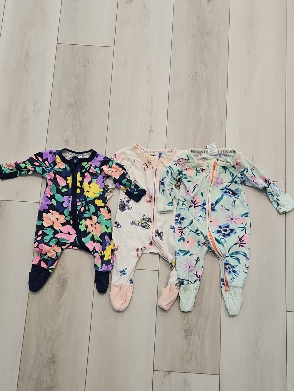 Bonds Wondersuit onesies, size Newborn and 0-3months